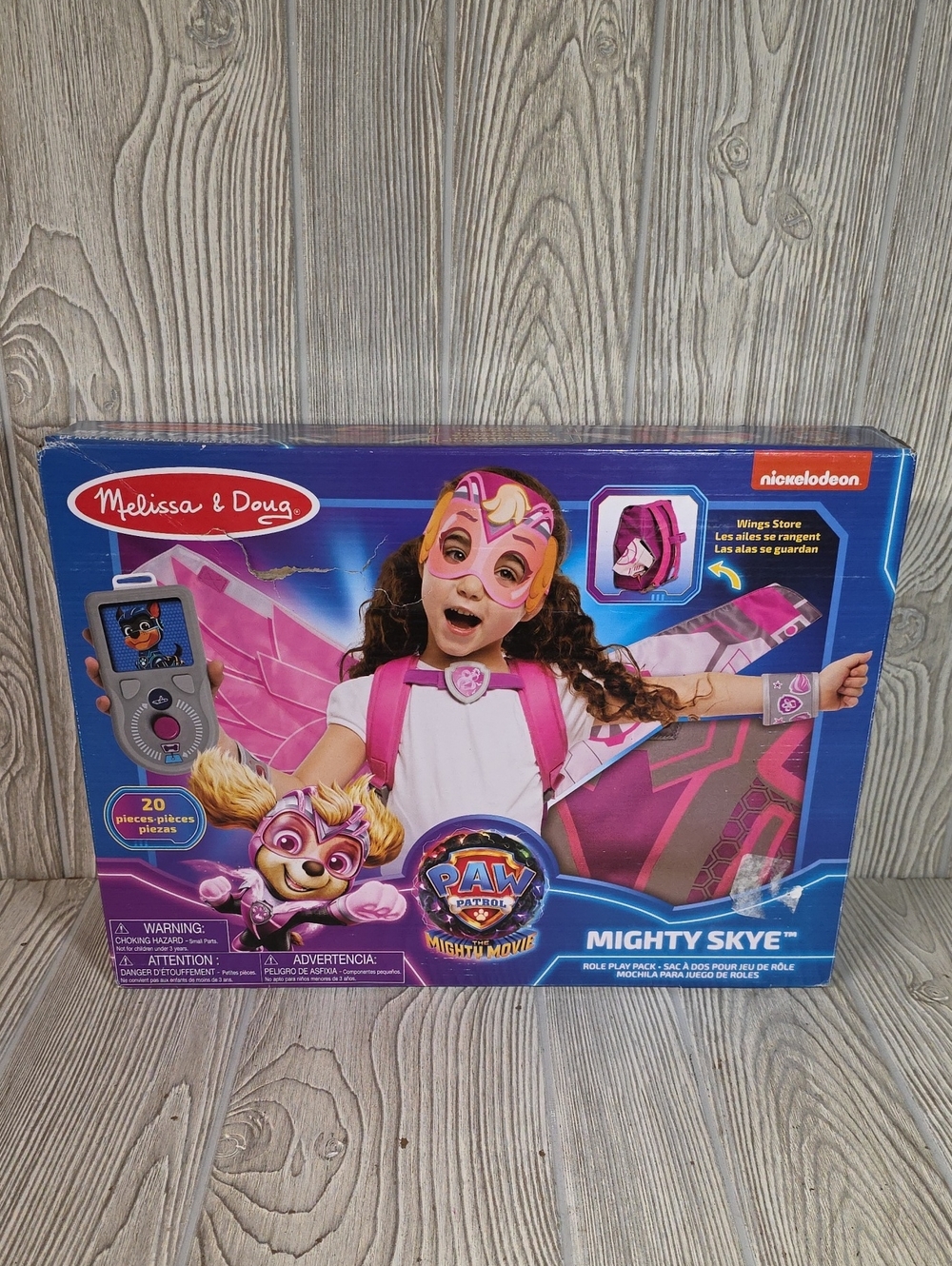 Melissa & Doug PAW Patrol Mighty Skye Role Play Pack Backpack Set NEW